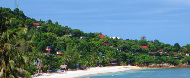 Западные пляжи острова ко панган. Где заказать трансфер из аэропорта