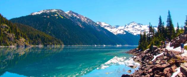 Великие озера Северной Америки. Природа Северной Америки. Самые красивые озера канады На границе с канадой расположены озера